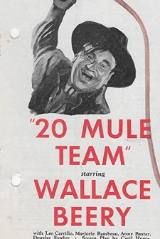 20 Mule Team (1940) afişi