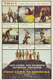 They Came To Cordura (1959) afişi