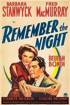 Remember The Night (1940) afişi