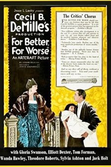 For Better, for Worse (1919) afişi