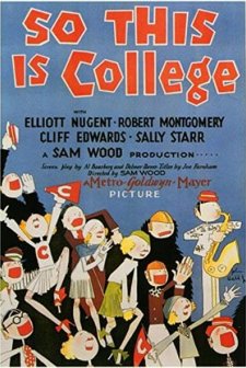 So This ıs College (1929) afişi