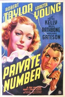 Private Number (1936) afişi
