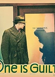 One ıs Guilty (1934) afişi