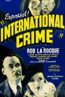 International Crime (1938) afişi