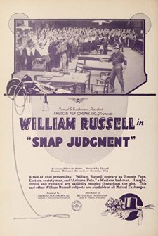 Snap Judgment (1917) afişi