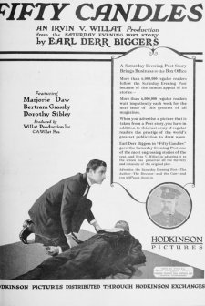 Fifty Candles (1921) afişi