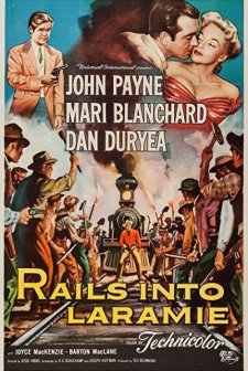 Rails Into Laramie (1954) afişi