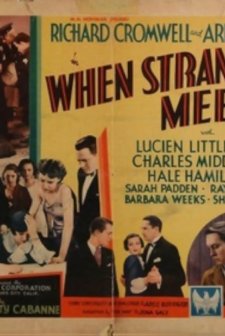 When Strangers Meet (1934) afişi