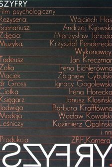 Szyfry (1966) afişi