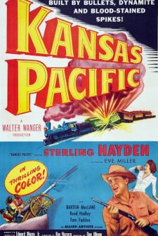 Kansas Pacific (1953) afişi
