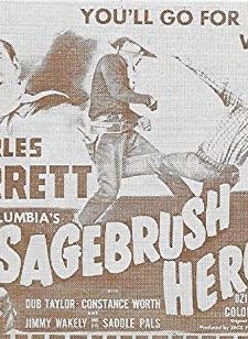 Sagebrush Heroes (1945) afişi
