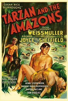 Tarzan And The Amazons (1945) afişi