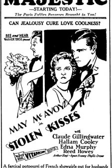 Stolen Kisses (1929) afişi