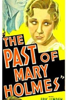 The Past Of Mary Holmes (1933) afişi