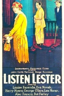 Listen Lester (1924) afişi