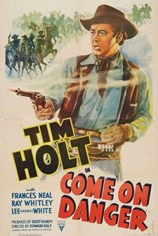 Come On Danger (1942) afişi