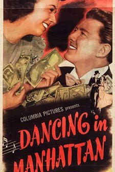 Dancing In Manhattan (1944) afişi