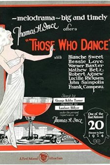 Those Who Dance (1924) afişi