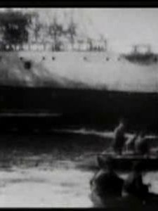 Launch Of Japanese Man-of-war 'chitosa' (1898) afişi