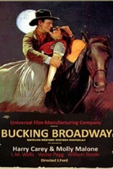 Bucking Broadway (1917) afişi