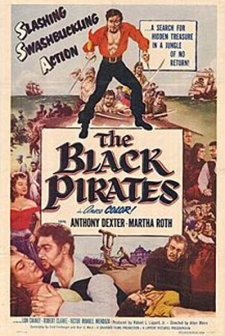 The Black Pirates (1954) afişi