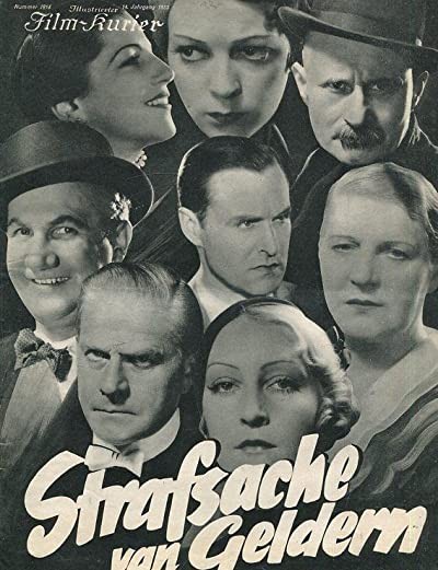 Strafsache von Geldern (1932) afişi