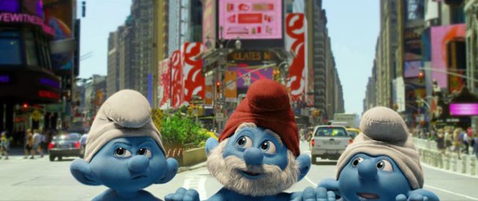 Şirinler'in Yayınlanan İlk Fragmanı Sinemalar.com'da