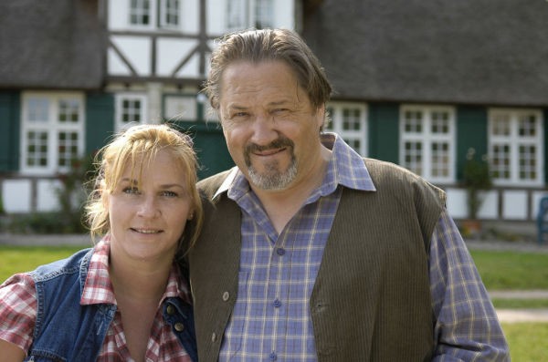 Der Mann Im Heuhaufen Fotoğrafı