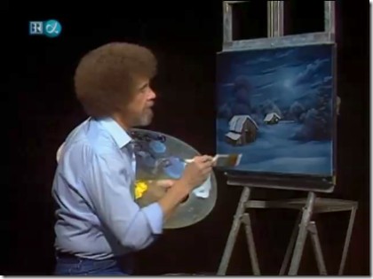 Bob Ross’la Resim Sevinci Fotoğrafları 1