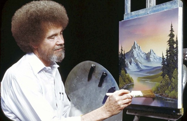 Bob Ross’la Resim Sevinci Fotoğrafı