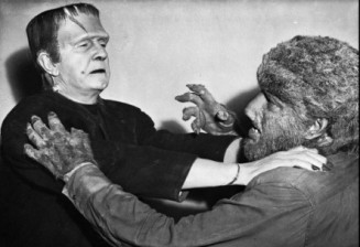 Frankenstein Meets The Wolf Man Fotoğrafı